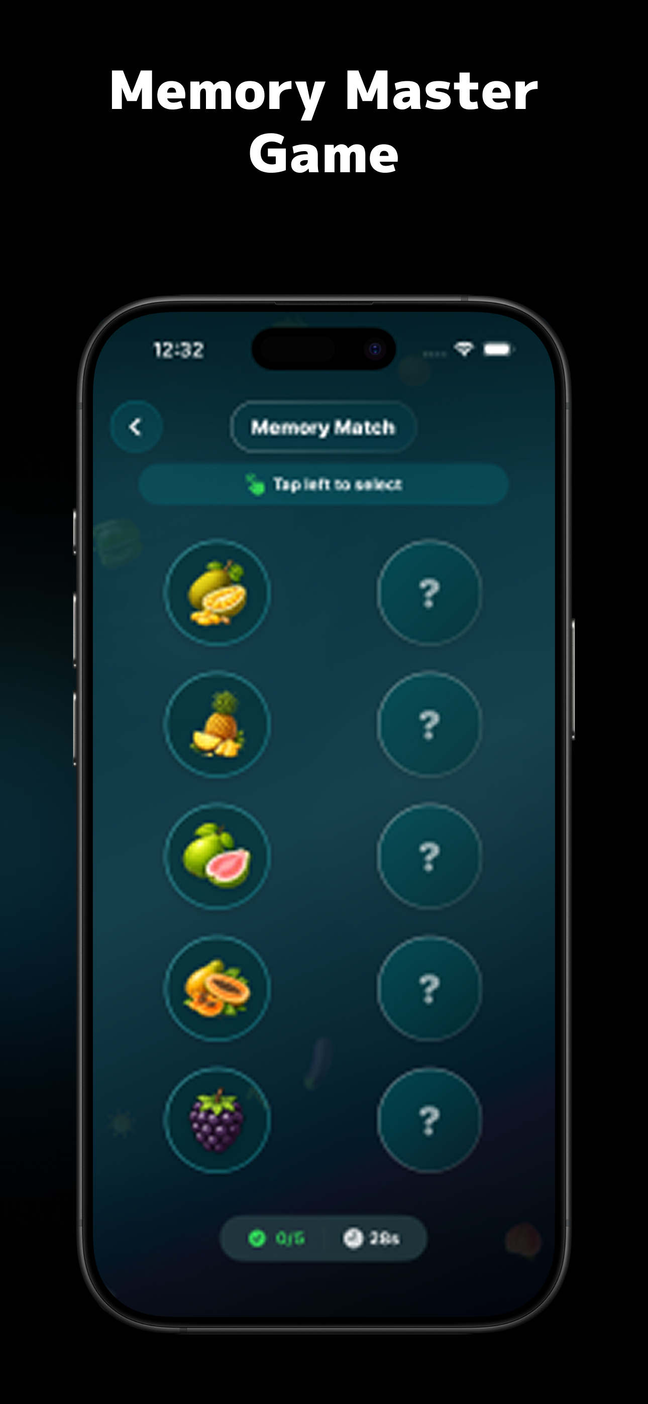 Memory Master game — flip and remember